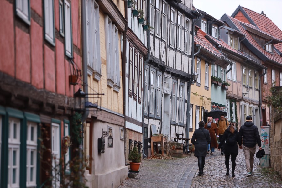 Im beschaulichen Quedlinburg kam es zu einem Brand, in dessen Folge die Ermittler eine Leiche fanden. (Archivbild) 