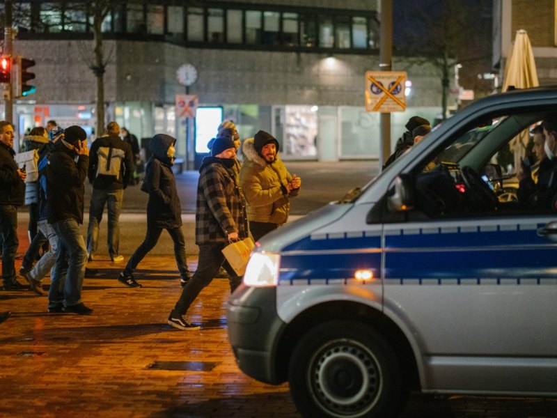 Spaziergaenger Wolfsburg