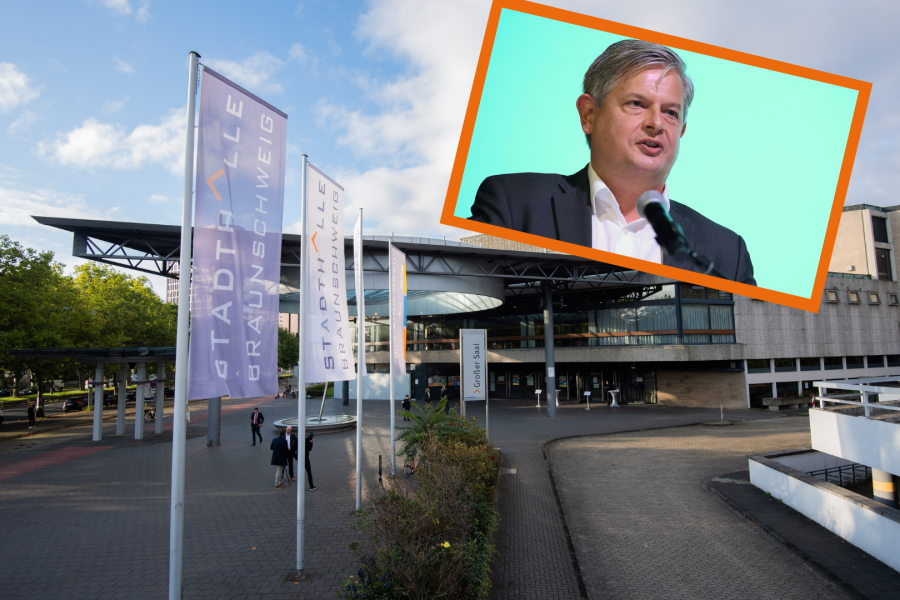 Schwarze Wolken hängen über der nächsten Ratssitzung! Denn die AfD reichte beim Verfassungsgericht Beschwerde wegen 2G-Regel in der Stadthalle Braunschweig ein. (Archivbild)