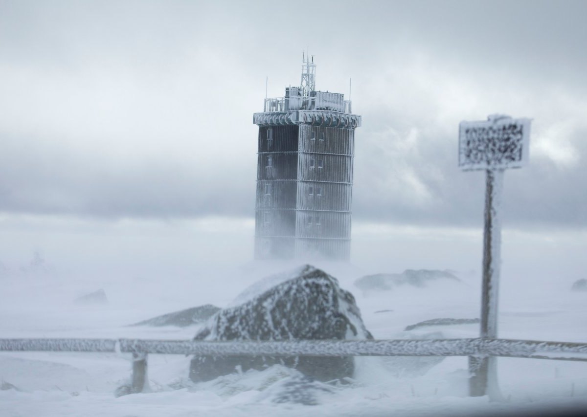 harz brocken sturm winter eis schnee video