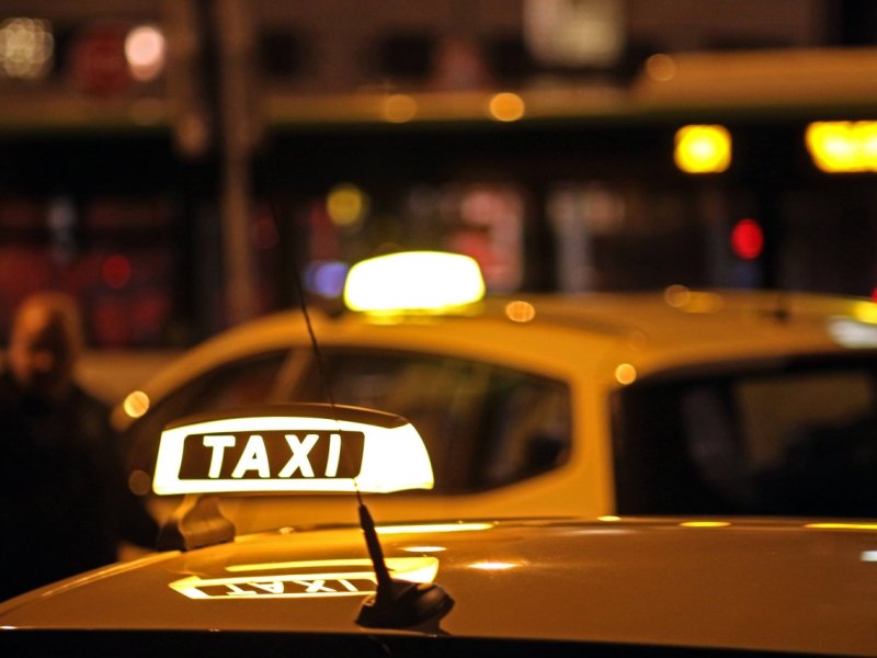 taxi abend nacht nachts