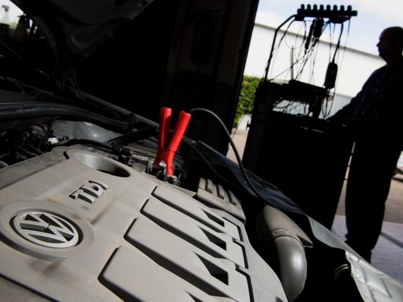 vw werkstatt dieselskandal motor