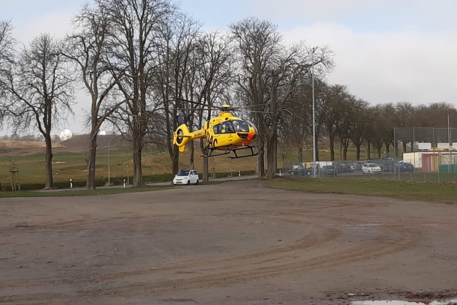 Auch der Rettungshubschrauber Christoph 30 war im Kreis Helmstedt im Einsatz.