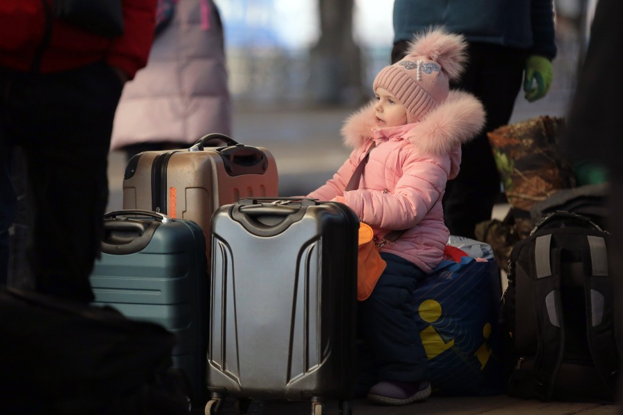 Ein Busfahrer aus Hannover bricht auf, um Flüchtlinge aus der Ukraine sicher nach Deutschland zu bringen. Die Geschichte einer Familie geht ihm besonders nahe. (Archivbild)