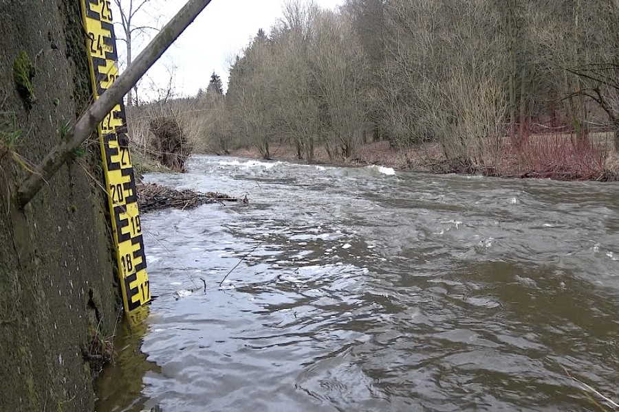 Der Pegel der Bode war auch in den vergangenen Jahren immer wieder bedrohlich angestiegen. (Archivbild)