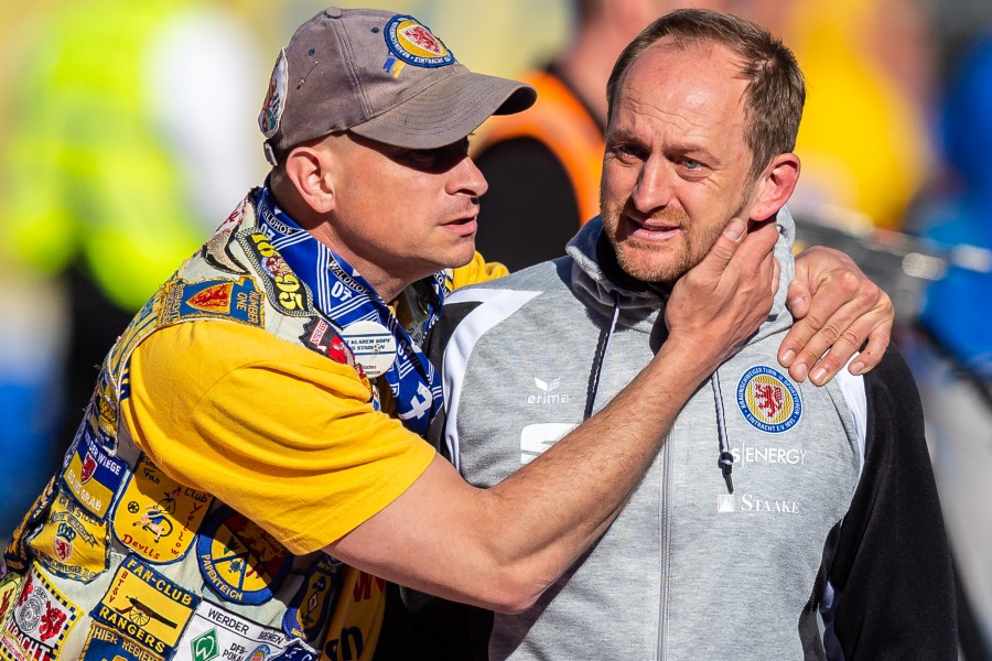 Eintracht Braunschweig: Ex-Coach Torsten Lieberknecht rührt Löwen-Fans mit besonderer Aktion. (Archivbild)