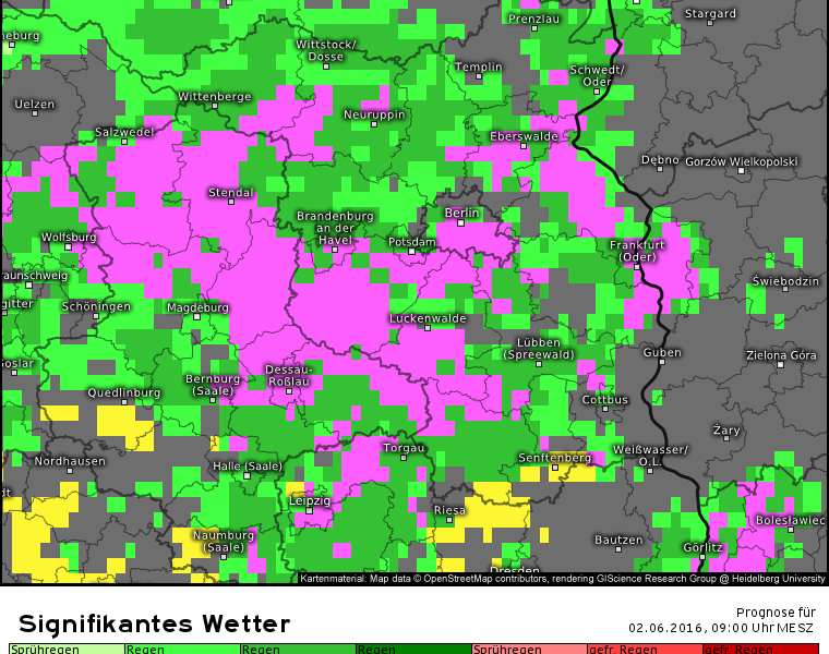 Erst Schauer und Gewitter, dann Besserung