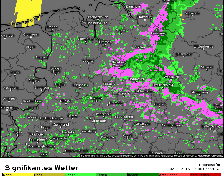 Wieder Schauer und Gewitter in der Region