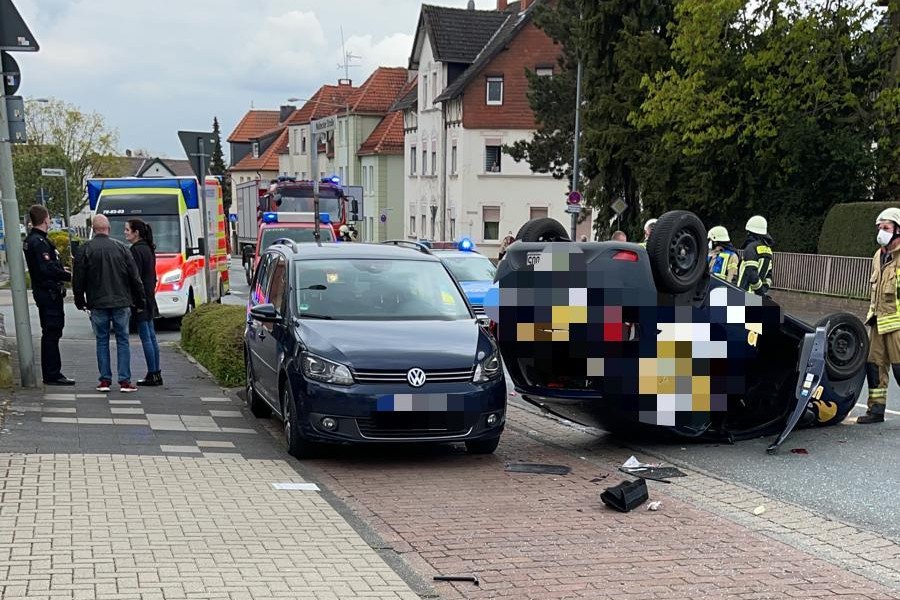 Feuerwehr, Rettungsdienst und Polizei waren schnell zur Stelle.