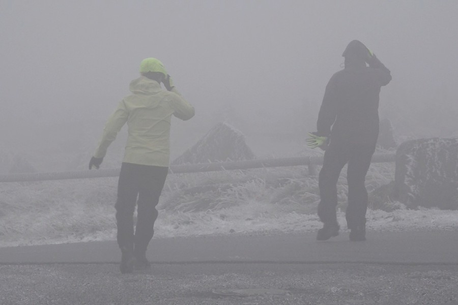 Harz: Auf dem Brocken gab es am Freitag die Schneepeitsche