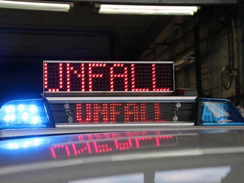 Blaulicht Anzeige Unfall