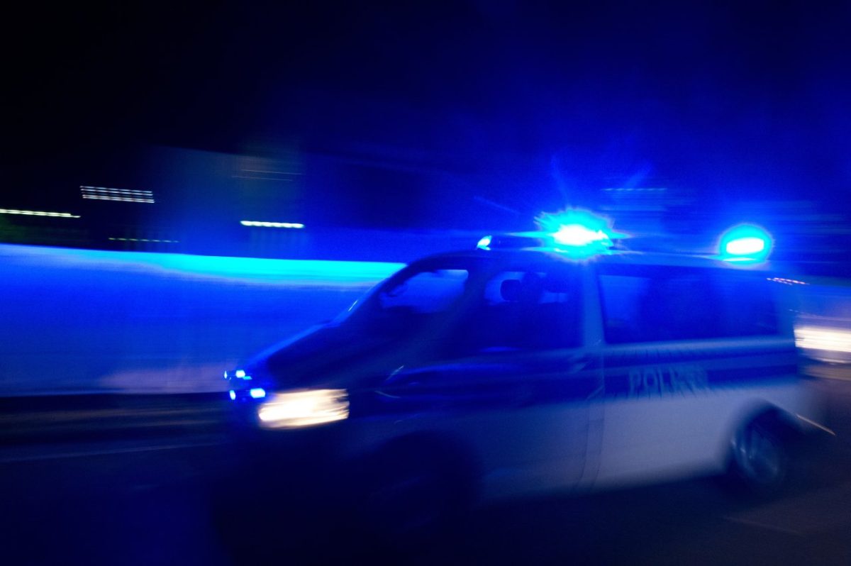 Blaulicht Polizei Nacht