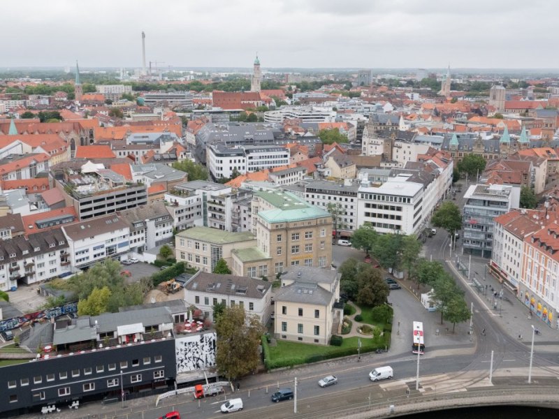 Braunschweig Luftaufnahme video
