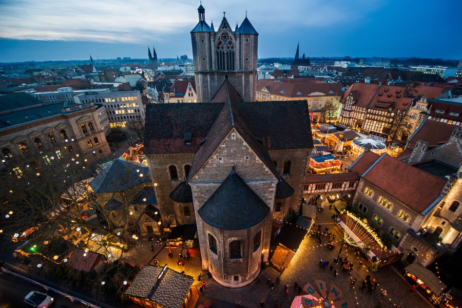 Der Braunschweiger Weihnachtsmarkt. (Archivbild)