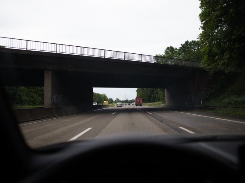 Brücke Stein Autobahnbrücke Würfe