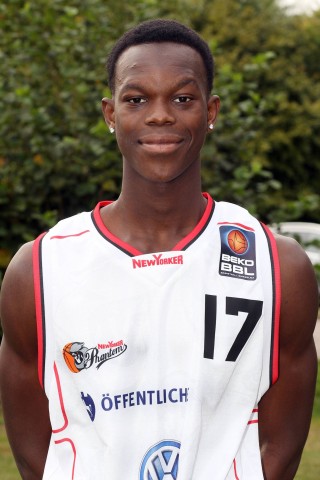 Dennis Schröder zu seiner Zeit bei den New Yorker Phantoms Braunschweig.