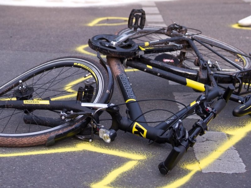 Fahrrad Unfall Symbolbild