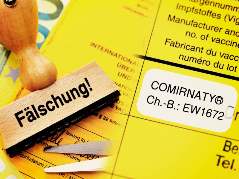 Gefälschter Impfpass