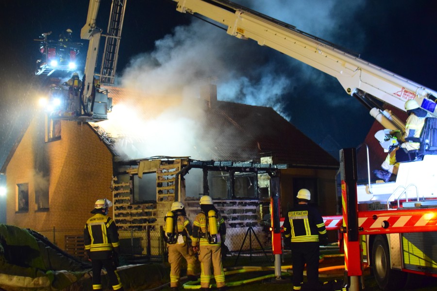 Eine Katze überlebte das Feuer nicht.