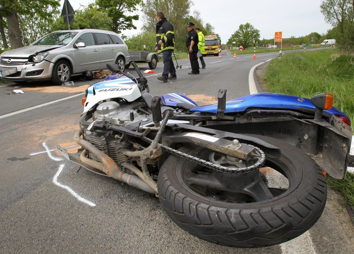 Motorrad Unfall