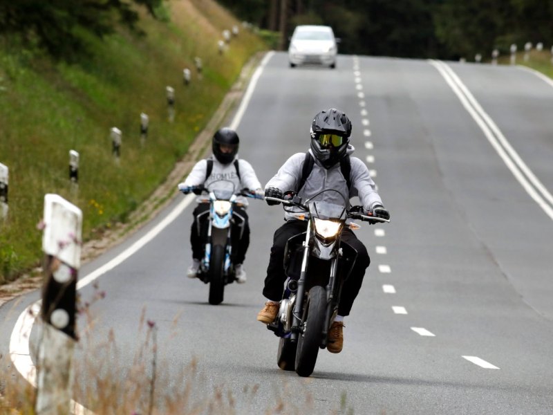 Motorradfahrer