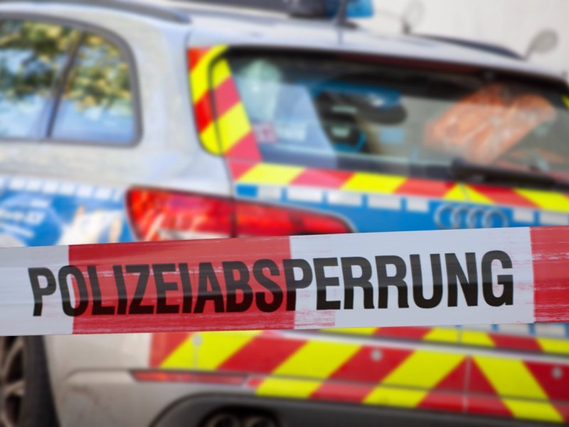 Polizei Absperrung