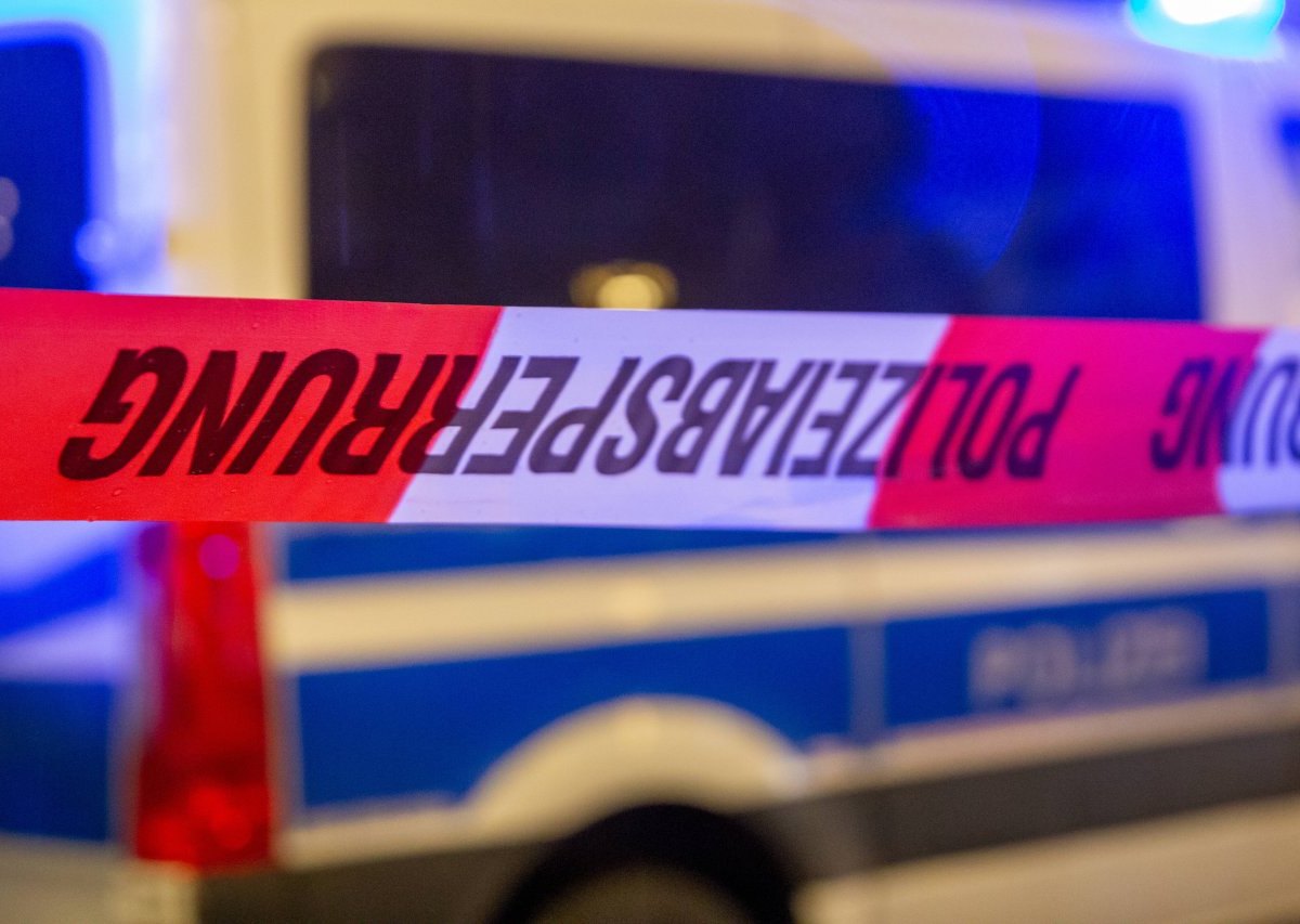 Polizeiabsperrung