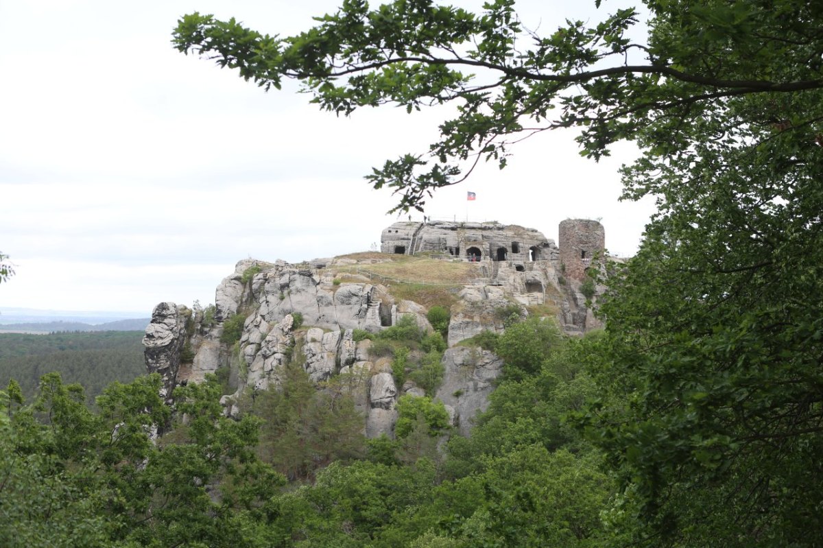 Regenstein Burgruiine Ruine Burg Harz Blankenburg