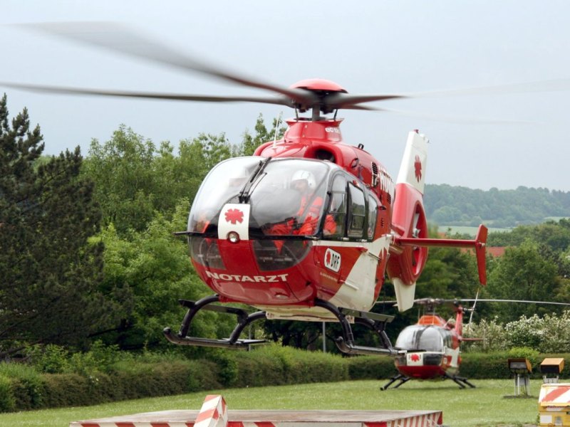 Rettungshubschrauber Harz Unfall Göttingen Uniklinik