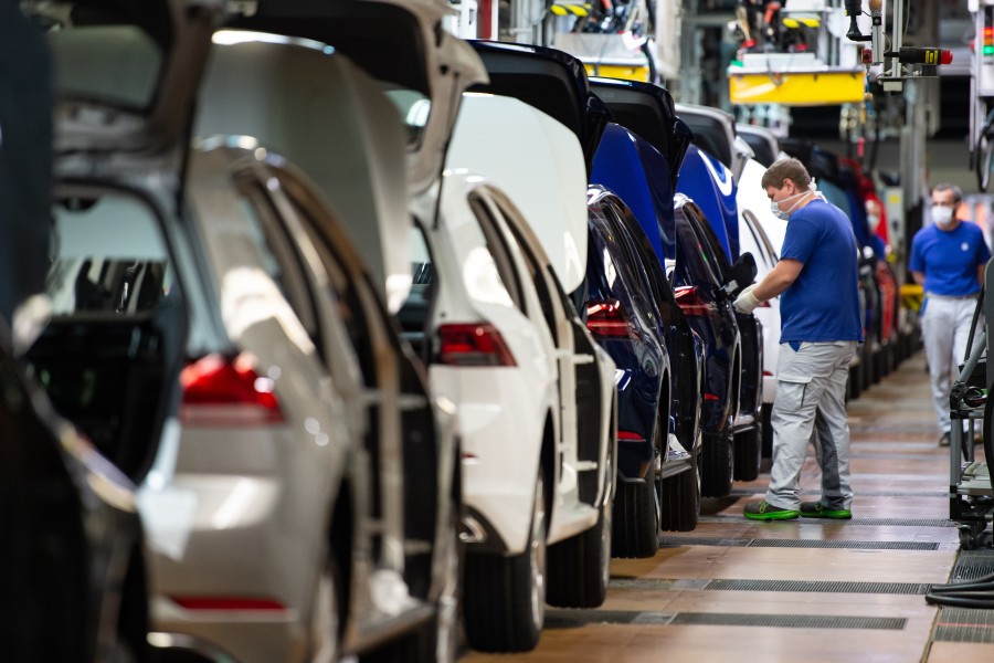 Die Produktion einiger VW-Modelle steht zurzeit still. 