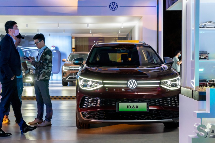 Der VW ID.6 SUV: Ein Geheimpapier verrät, dass das Modell in China produziert werden soll. (Archivbild)