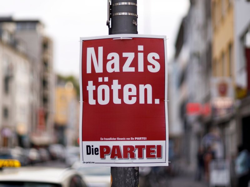 Wahlplakat "Die Partei"