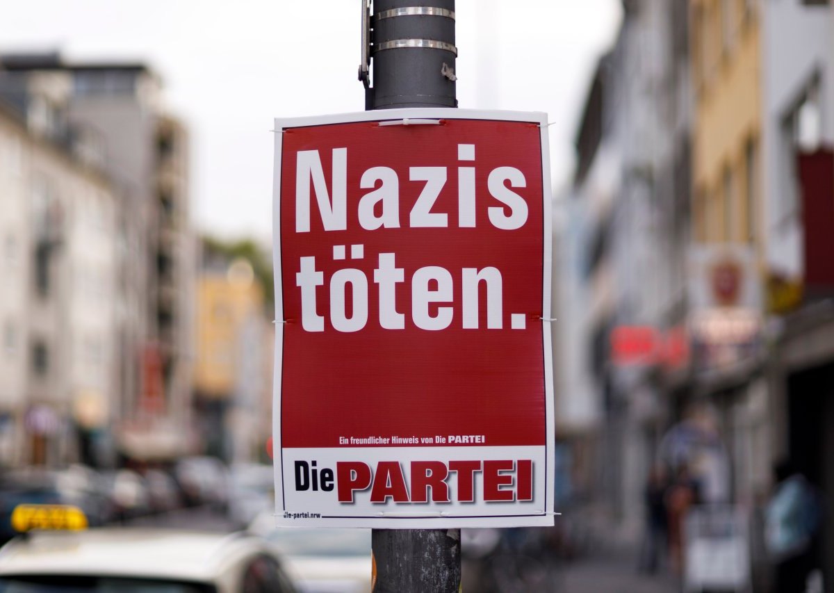 Wahlplakat "Die Partei"