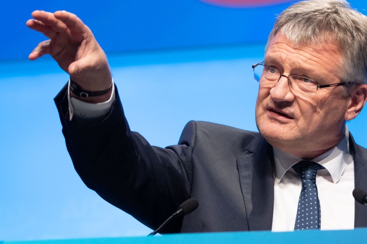 Auch Co-Parteichef Jörg Meuthen hatte die AfD nach Salzgitter eingeladen. (Archivbild)