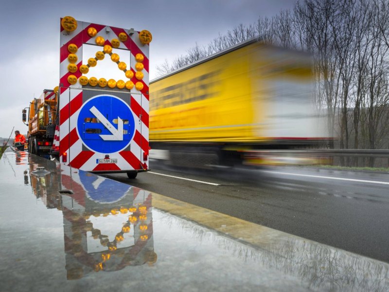 baustelle autobahn