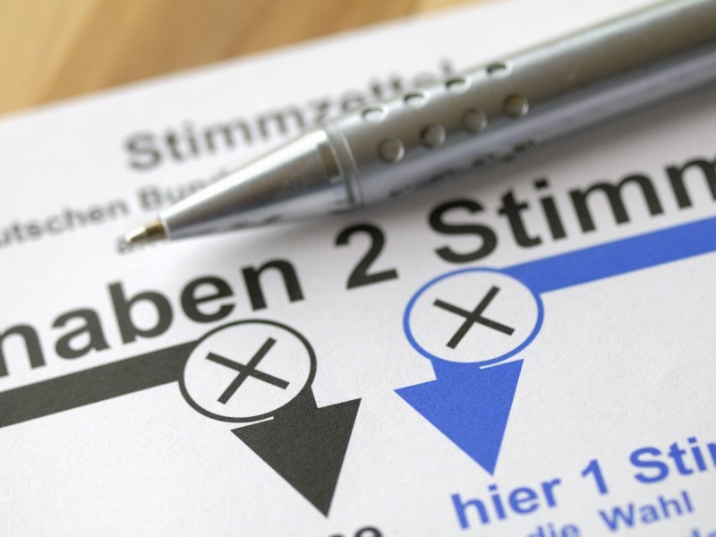 bundestagswahl wahlzettel