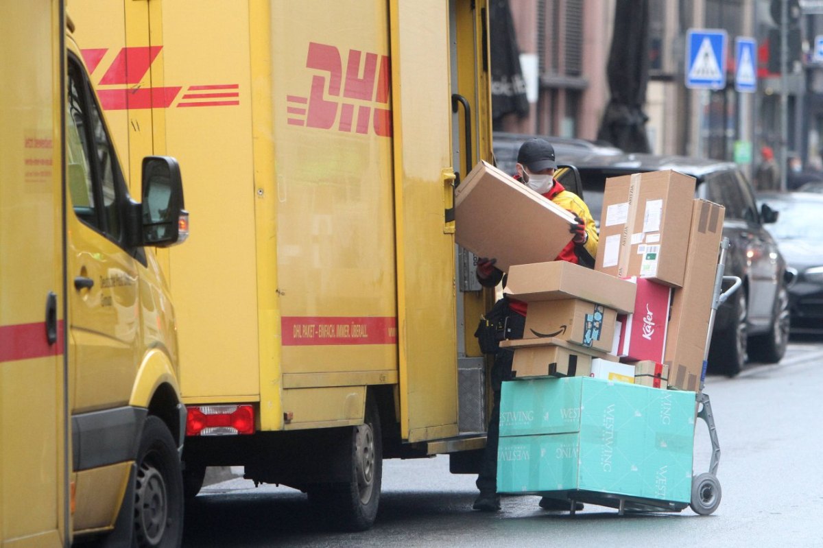 dhl paket pakete zusteller