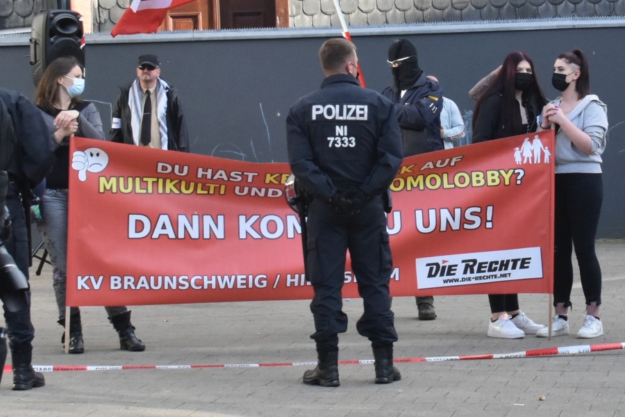 Zwei kleinere Neonazi-Demo gab's am Freitag. Beide schlagen hohe Wellen.