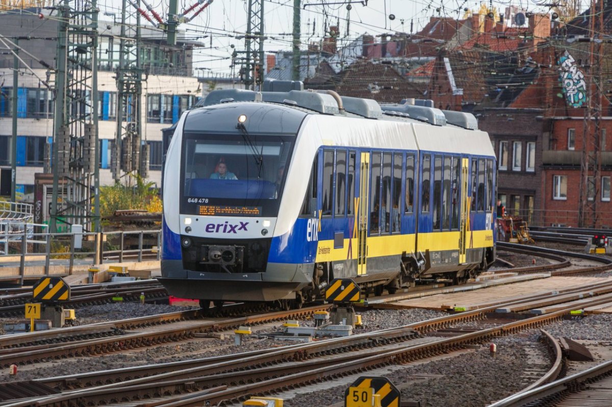 erixx zug bahn bahnhof hannover