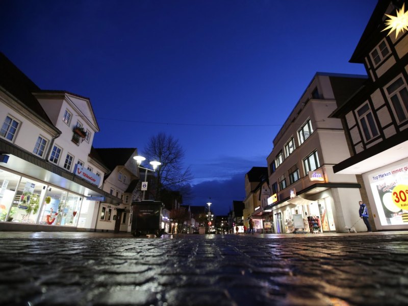 gifhorn ausgangssperre nachts innenstadt leer