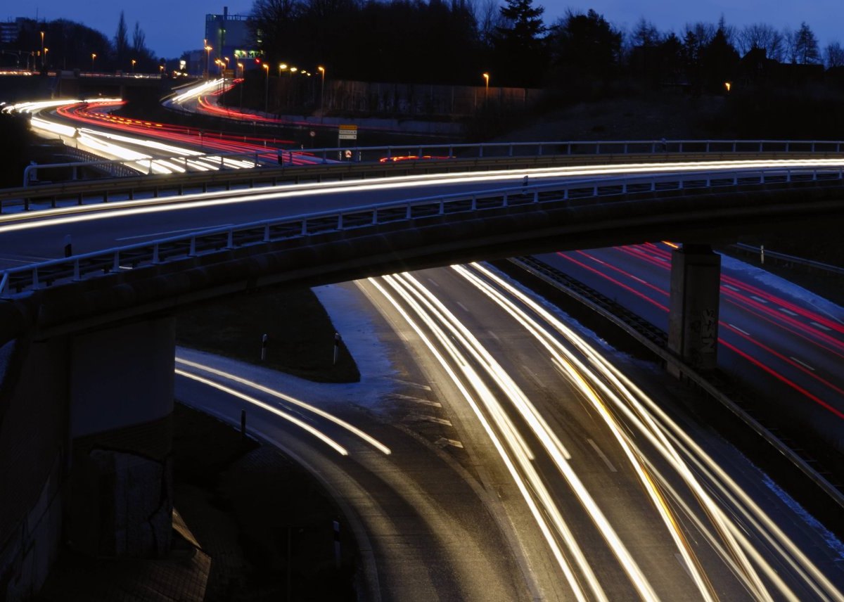 harz autobahnbrücke braunschweig nacht nachts steine