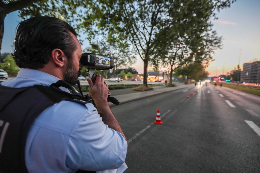 Die Polizei war in Salzgitter mit einem Lasermesser unterwegs. (Symbolbild)