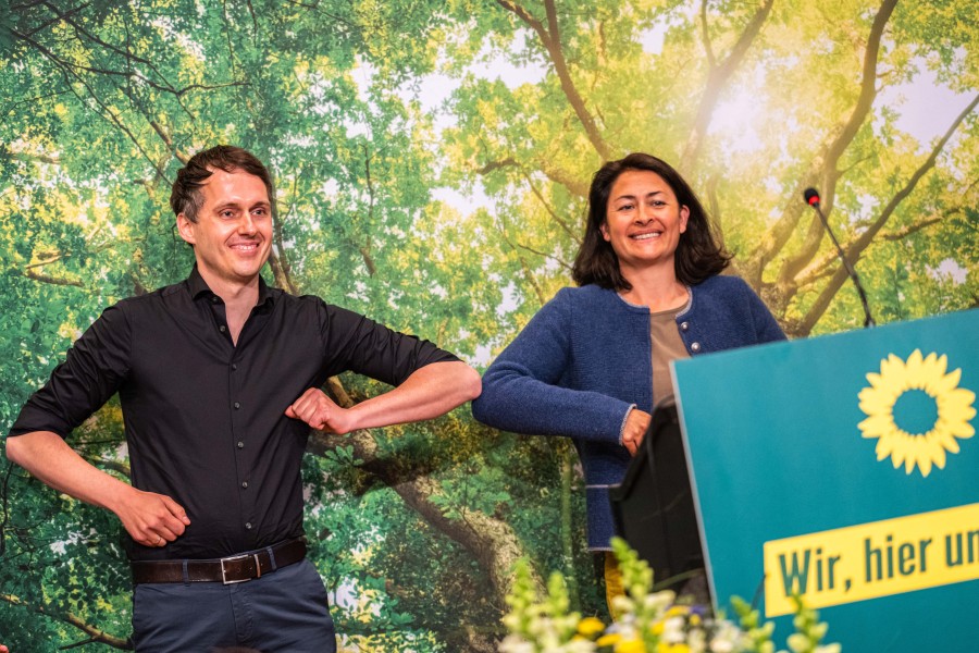 Das grüne Spitzenduo in Niedersachsen: Sven-Christian Kindler und Filiz Polat. (Archivbild)