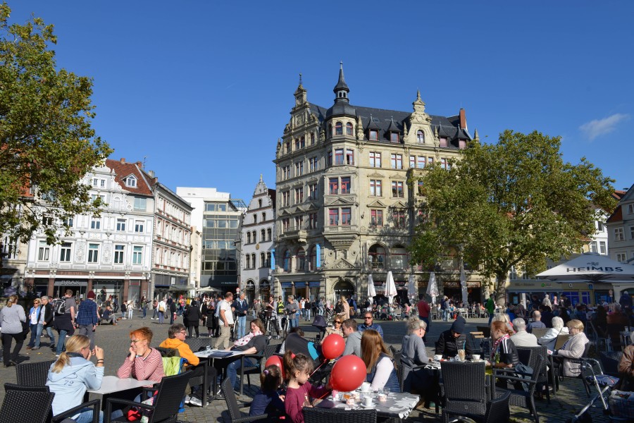 Auch auf dem Kohlmarkt in Braunschweig zieht langsam wieder Leben ein. (Archivbild)