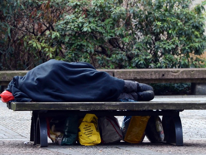 obdachloser obdachlos