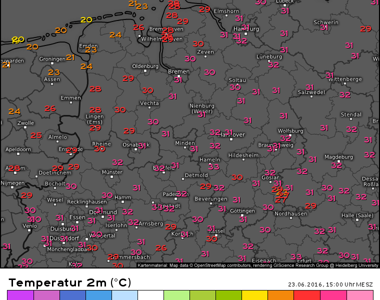 Bisher heißester Tag des Jahres – verbreitet 30 Grad und mehr!
