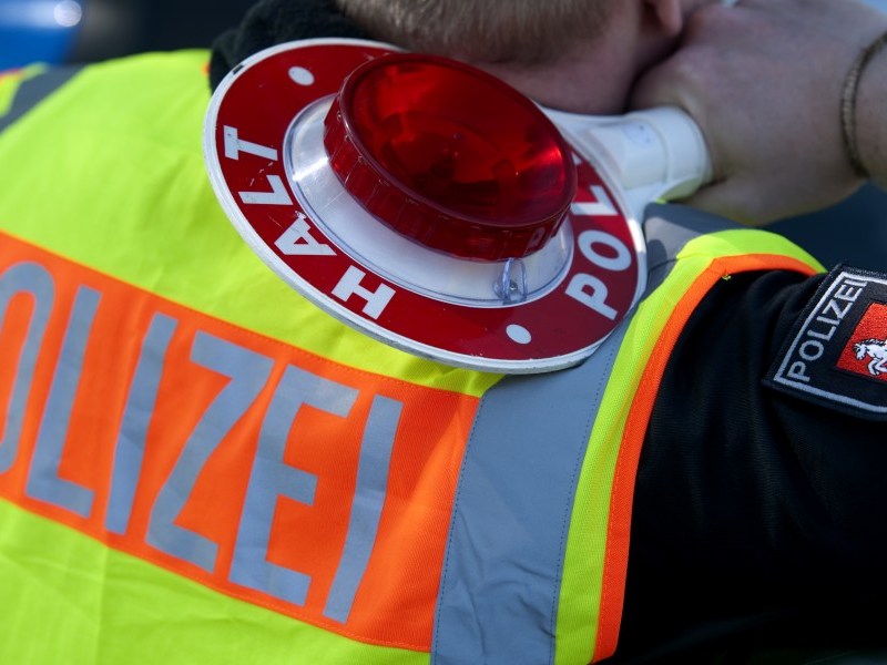 Die Polizei konnte den Mann ausbremsen. (Symbolbild)