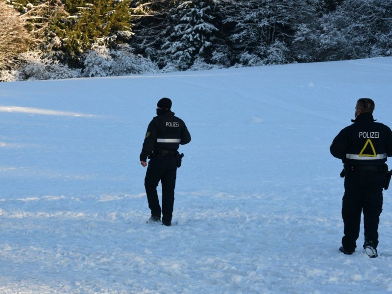 polizei schnee