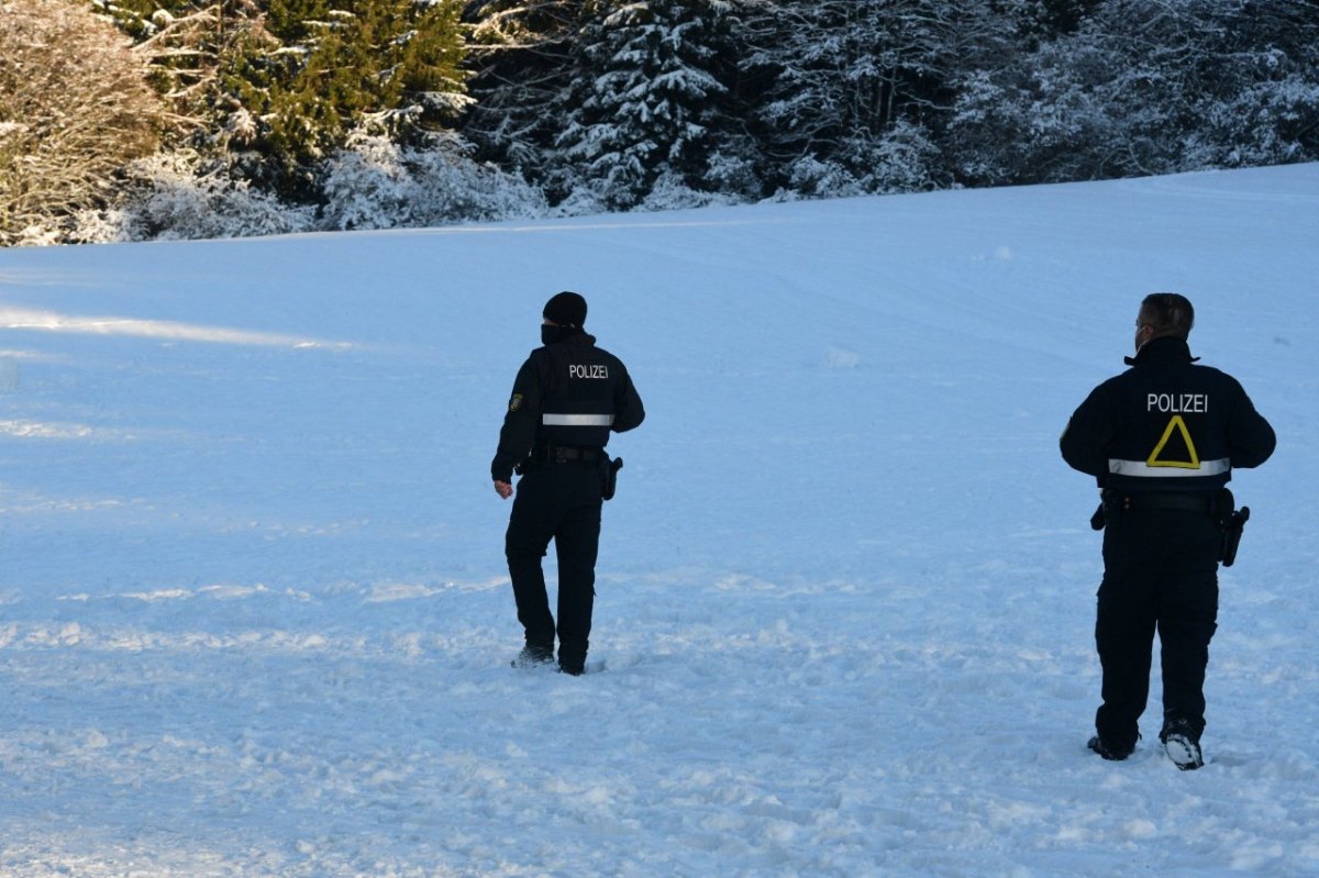 polizei schnee