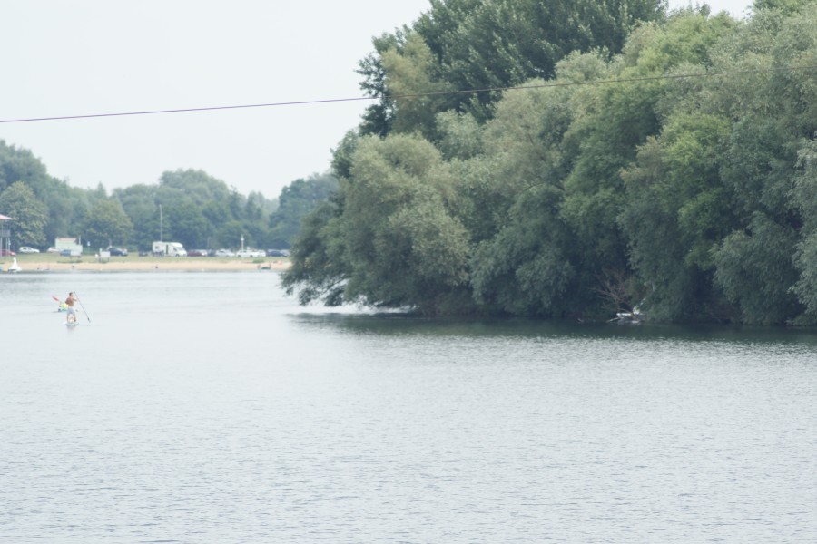 An dieser Stelle konnten die Retter aus Salzgitter die Person im Wasser finden und sie herausziehen. 